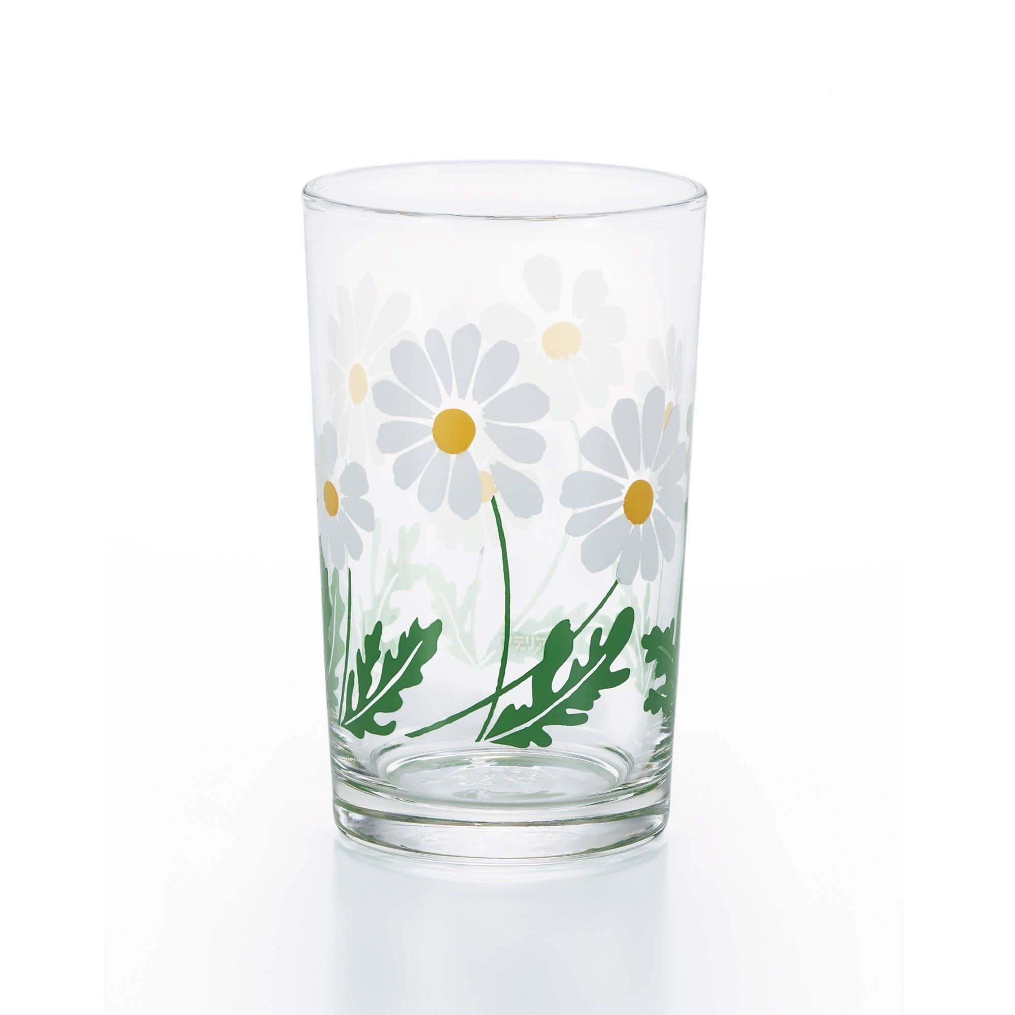 Japan Aderia - Showa Retro Glass Cup (Daisy)