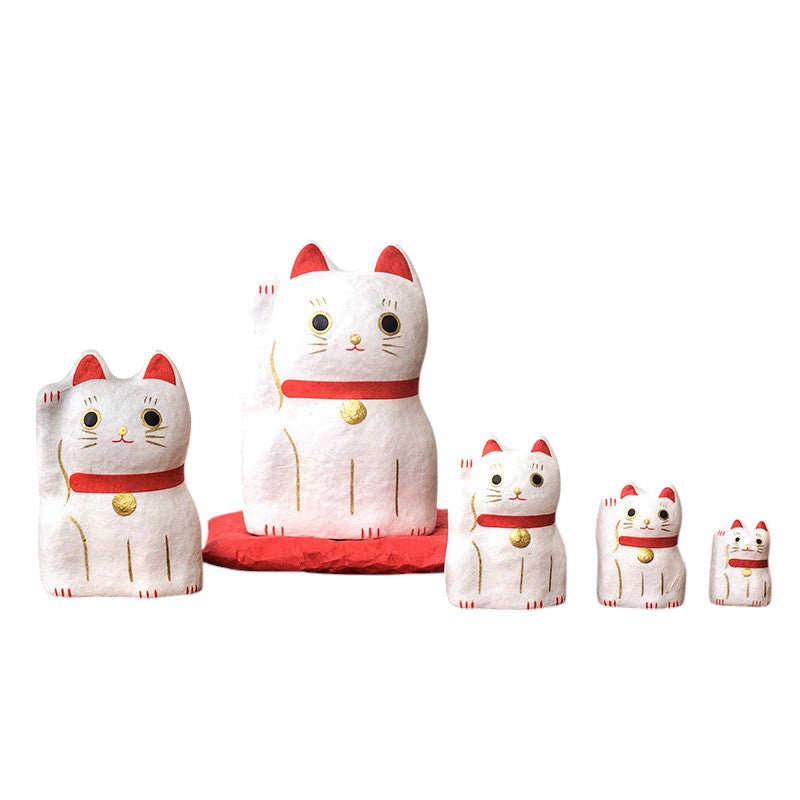 Japan Daimonya - Matryoshka doll (White cat)