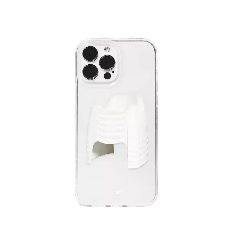 Plic Plic - Stackable white chair iPhone case