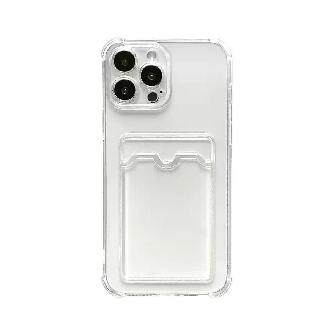 Instax mini and ID Card Holder Transparent iPhone Case